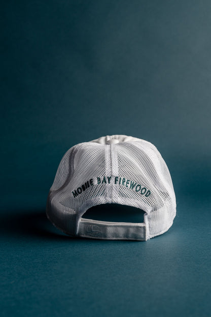 Mobile Bay Firewood Hat - White