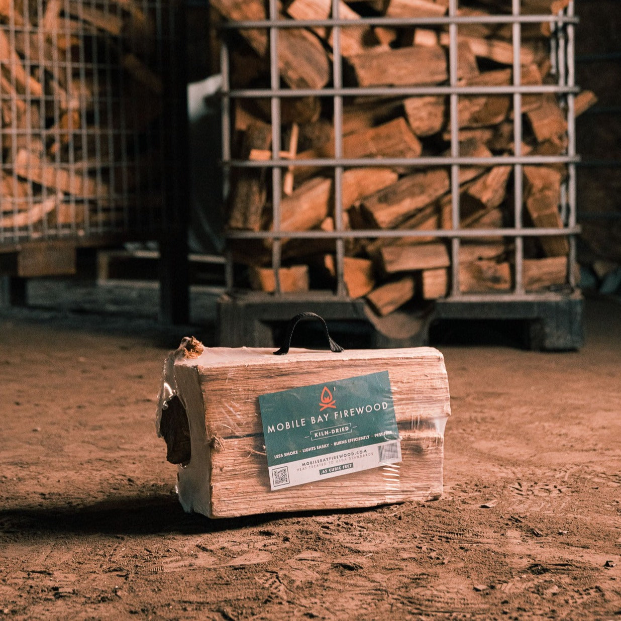 Commercial Pallet - 65 Firewood Bundles for Retail